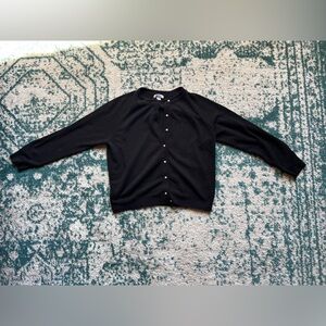 Black Button-Up Cardigan